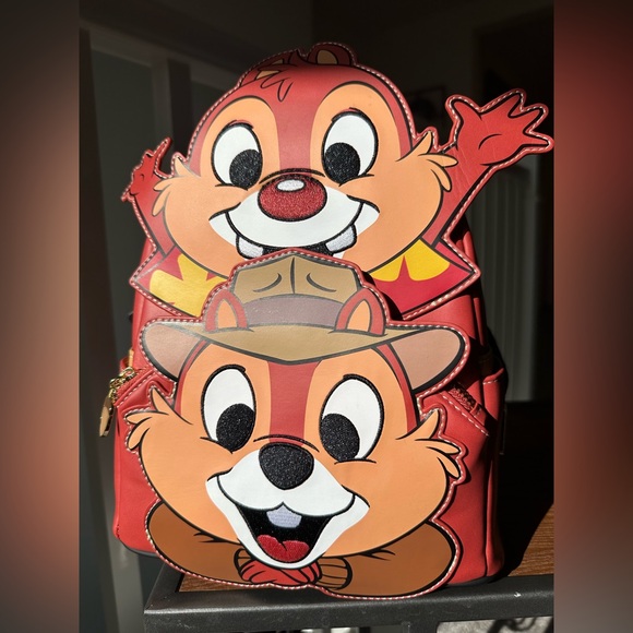 Loungefly Handbags - NWT Disney Loungefly Chip & Dale Cosplay Mini Backpack LE
